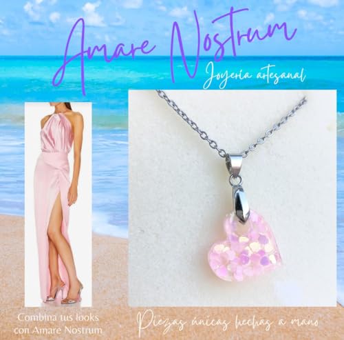 Collar corazón rosa el regalo ideal para aniversarios y cumpleaños 2