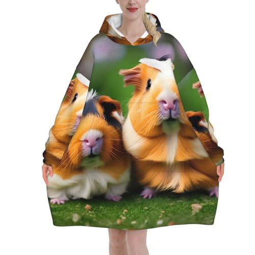 Couverture à capuche flanelle adulte plaid sweat doux chaud et géant