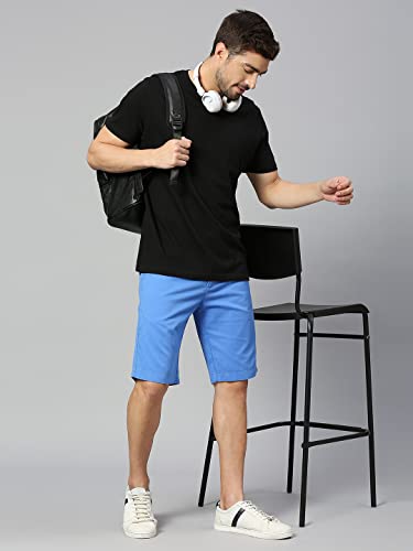 Image of Thomas Scott Men's | 100% Cotton | Solid | Above Knee | Button Closure | Chino | Casual Shorts for Men
