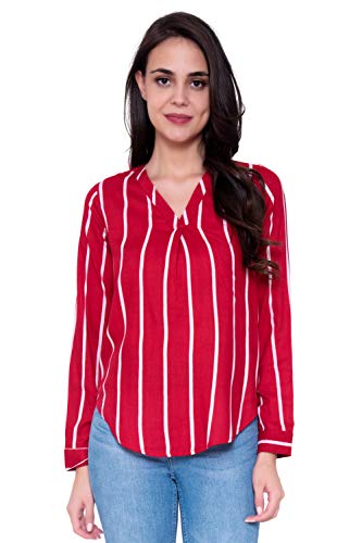 Image of rytras Women's Regular Fit Rayon Printed Top