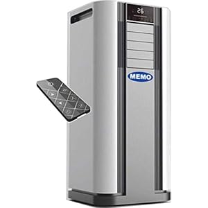 Mobiele airconditioner 9000 BTU, koeling, verwarming, luchtontvochtiger, energieklasse A, afstandsbediening