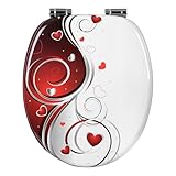 Lunette WC avec Frein de Chute : WOLTU siège de toilette est équipé d'un mécanisme de fermeture en douceur. À l’aide du mécanisme intégré de softclose, cet abattant WC peut s'ouvrir et se fermer lentement et silencieusement. Même si vous l'utilisez pendant la nuit, vous n’aurez aucune inquiétude de déranger le sommeil de votre famille