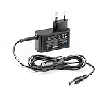 Umwandlung: 100-240 V AC (allgemein Purpos); Ausgang: 12 V -2 A Kompatibilität:12 V 1 A 12 V 500 MA 12 V 600 MA 12 V 1,5 A,12 V 2 A; bitte überprüfen und entdecken Sie die spezifischen Einstellungen, auf denen das Gerät arbeiten muss, und suchen Sie nach Etiketten oder Symbolen, die Spannung und Ampere anzeigen.