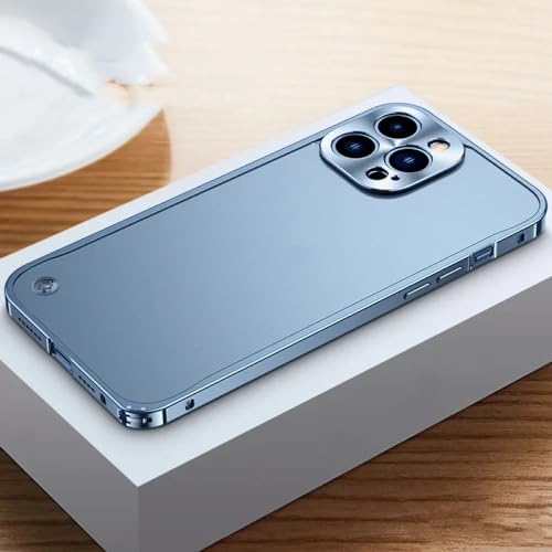 Coque iPhone 12 cadre métal galvanisé et dos acrylique givré