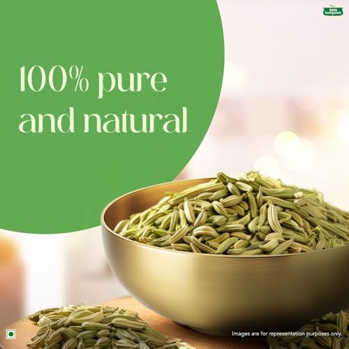 Image of Tata Sampann Fennel Seed (Saunf), Whole Spices, Natural Oils*, Rich Aroma, 200g