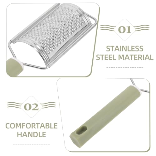 Rallador de Ajo de Acero Inoxidable con Mango Hexagonal Verde miniatura 7