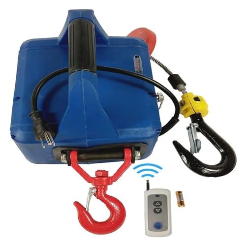 Cabrestante eléctrico portátil 450kg con control 3 en 1 miniatura 3