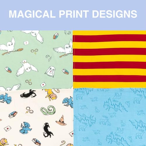 Image of Harry Potter 4 Pack Swaddle Blankets - One Size Fits All