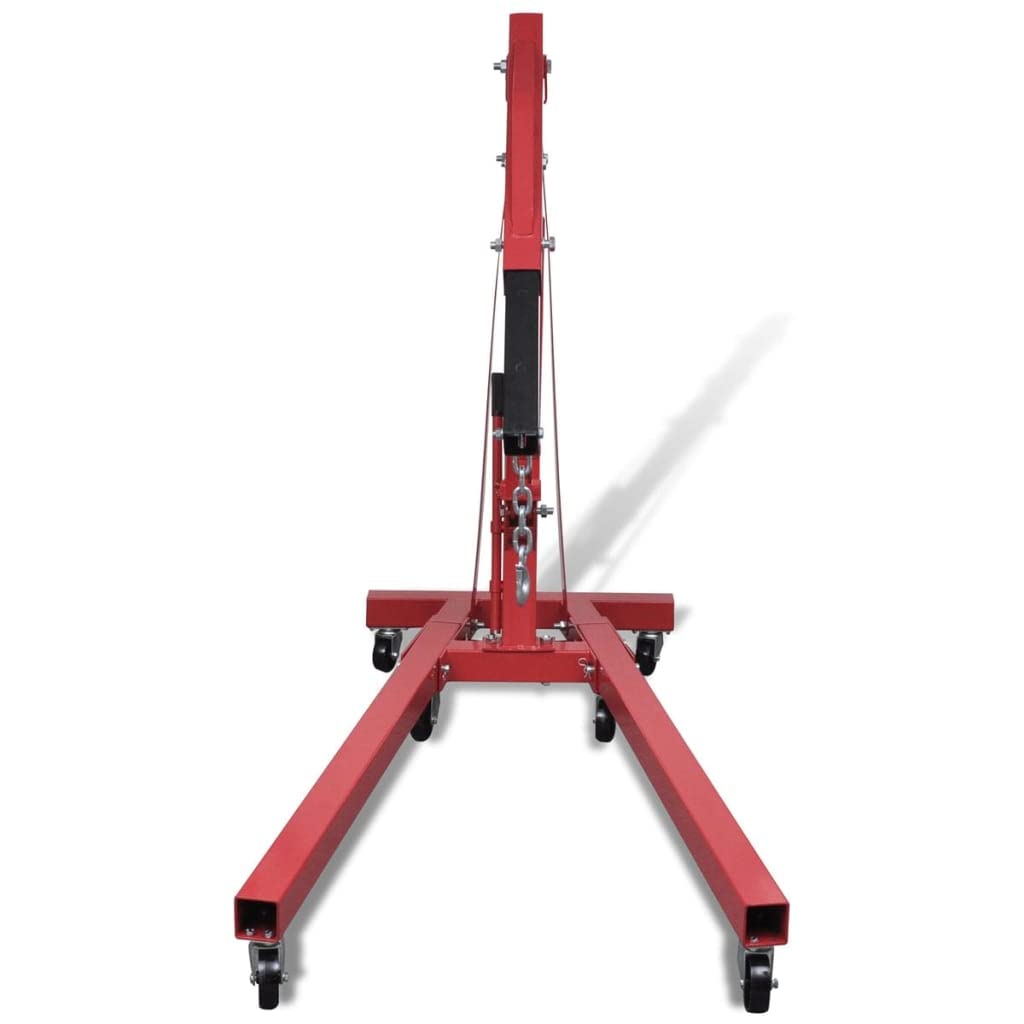 vidaXL Grua de Motores Modelo Plegable Capacidad Carga 2 Toneladas Peso 88,2kg