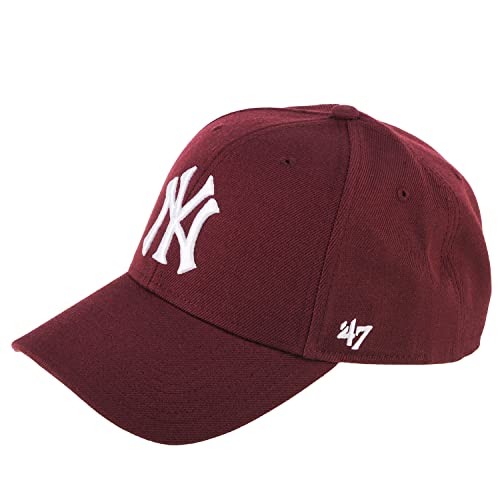 '47 Brand Snapback Cap - MLB New York Yankees dunkel Maroon
