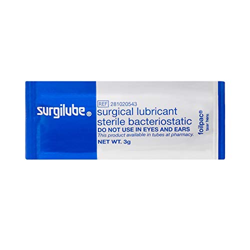 Image of Surgilube Lubricating Jelly - Carbomer Free Sterile 3 Gram Individual Packet 1728 per Case 281020543