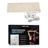 Professional Grade Heating Pad with Automatic Moist Heat by Thermotech, High-Heat Heating pad for Deep Penetrating Heat - 2nd Gen Version (Mini Digital - 19' by 7')
