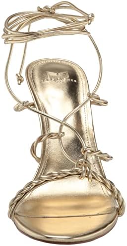 Marc Fisher LTD Women's BEA Heeled Sandal, Gold, 5.5 | Image 1