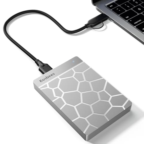 Kosbees 500 GB External Hard Drives,Portable Hard Drive for Windows,Ultra