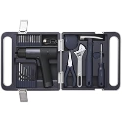 HOTO 12V Brushless Cordless Drill Tool Set, Power Drill Tool Kit | Variable Speed, Intelligent Digital Display, Exquisite & Practical for Home Use, Beginner-Friendly, with Essential Tools