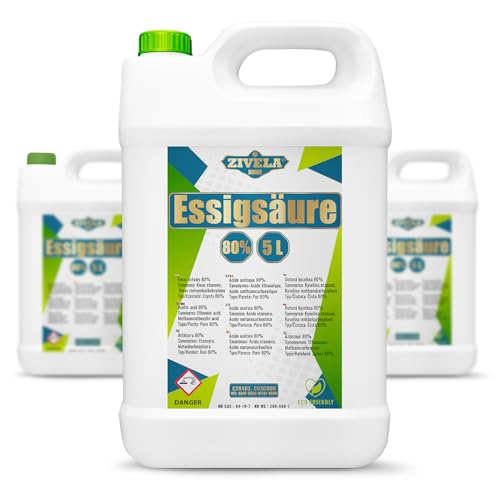 ✅ Ampia gamma di applicazioni: ideale per una vasta gamma di attività, dalla cucina alla pulizia e alla decalcificazione, ai processi industriali e alla cura del giardino.