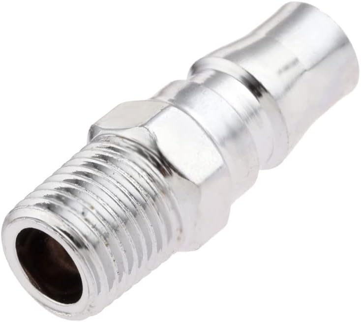 SagaSave 2Pcs Air Line Hose Fittings Hexagon Quick Release 1/4" 3/8" 1/2" BSP Male Thread PM20/PM30/PM40
