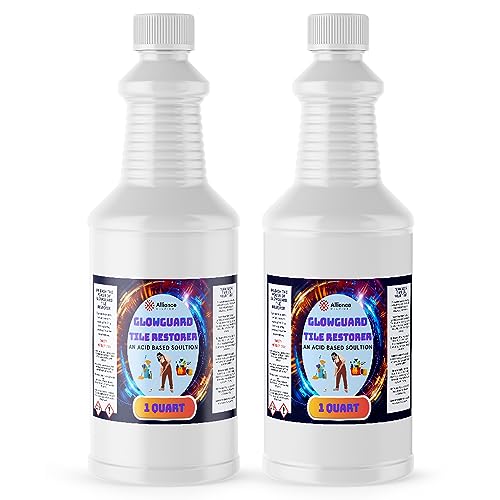 Alliance Chemical Glowguard Tile Restorer - 2 Quart Bottles - Ideal for efficient tile cleaning and restoration