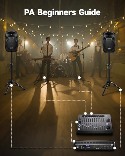 Donner Power Amplifier, 2 Channel Audio Amplifier with Bluetooth 5.3, EQ Controls, 100W RMS and 225W @4Ω Bridgeable, Versatile Inputs, for Home Party, Live Sound, DJs and Garage, MAMP7 - Thumbnail 6