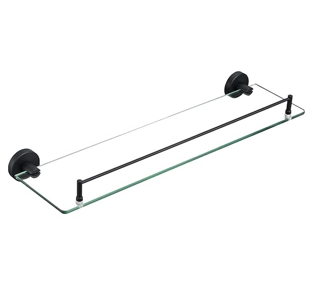 Bathroom Shelf Shower Caddy Shower Shelves Wall-Mount Rectangular Bathroom Shelf Holder with Guide Stainless Steel Storage Rack Shower