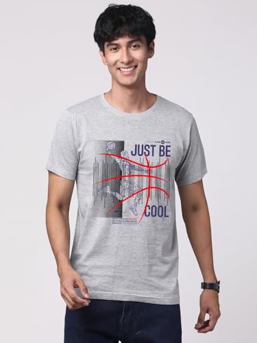 Image of ADRO 100% Cotton Lycra Tshirts for Men Combo Pack of 3 | Regular Fit | Printed T Shirt | Round Neck Half Sleeve| Mens Tshirts