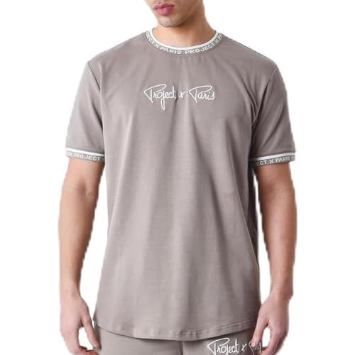 Image of Project X Paris Men's Beige T-Shirt 2511114, beige, M