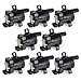 Round Ignition Coils Pack of 8 for Chevy Silverado 1500 2500 Tahoe Suburban Express GMC Sierra Savana Yukon XL Escalade Isuzu 12563293 D585 C1251 19005218 UF262 GN10119 10457730 V8 4.8L 5.3L 6.0L
