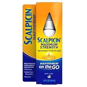 Scalpicin Max Strength Scalp Itch Treatment, 1.5 oz.