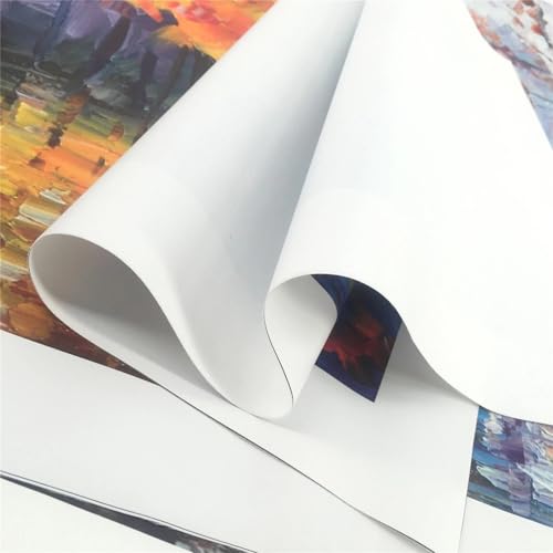 XcBAIHOUD Bekannt Bilder Canvas Wand Kunstdrucken An der Mühle von Adolf Vollmer Natur Leinwand Kunst Wanddekoration für Zimmer 60x90cm
