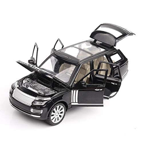 Image of LONGMIRE Metal Pull Back Diecast Car Pull Back Model with Sound Light Boys Gifts Toys for Kids Pack of 1, Multicolor (Land Rover Defender)