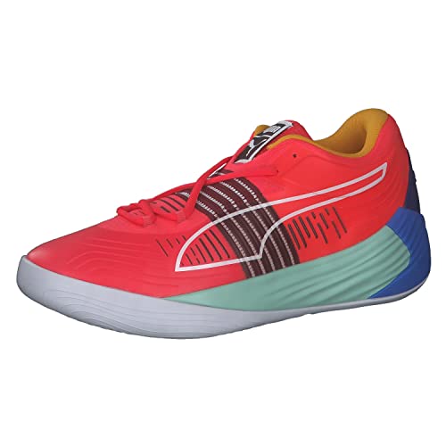 Puma Fusion Nitro, Zapatillas De Running Unisex Adulto, Sunblaze-Bluemazing, 43 Eu Puma Fusion Nitro, Zapatillas De Running Unisex Adulto, Sunblaze-Bluemazing, 43 Eu