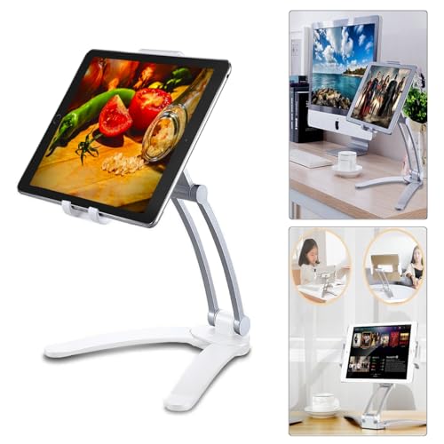 Suporte para Tablet Ipad e Galaxy Tab Mesa e Parede Universal 360º (Branco)