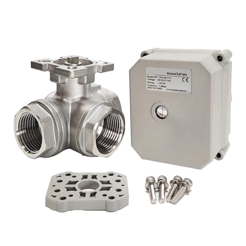 Vanne motorisée DN25 en acier inoxydable 304 pour eau potable sûre