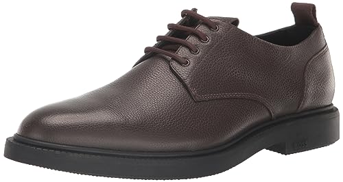 BOSS Men's Larry Grain Leather Derby Dress Shoe Oxford