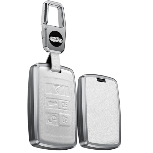Étui de clé en cuir et aluminium pour Defender et Jaguar XF luxe