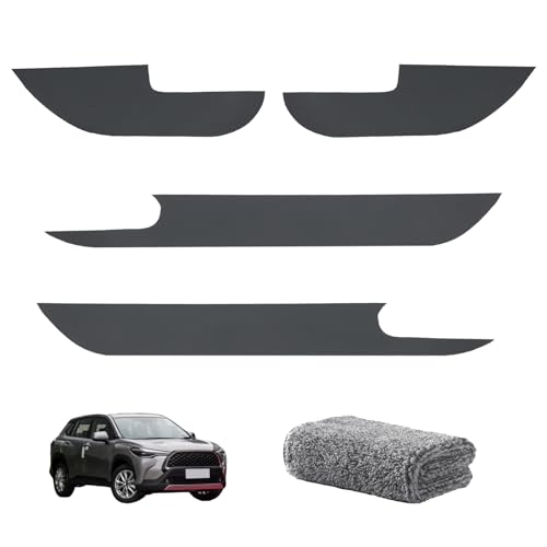 �yUmeMart�z�V�^RAV4 XA60 60�n��p �h�A�L�b�N�v���e�N�^�[ 4���Z�b�g 2026�N���f���Ή� �J�[�{�����t�B���� �����h�A�ی� ���E����h�~ �\�邾���{�H �����A�N�Z�T���[ (�V�^�q�`�u�S(60�n))