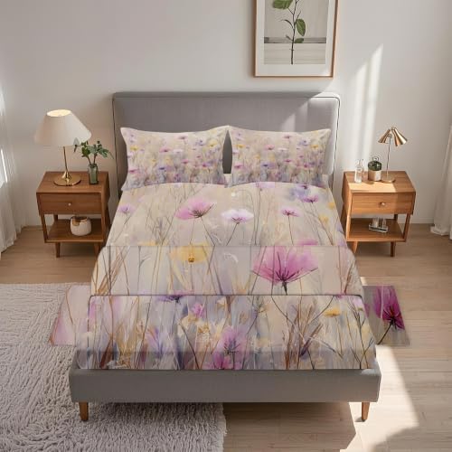 Housse de couette 220x240 microfibre douce avec fermeture éclair invisible