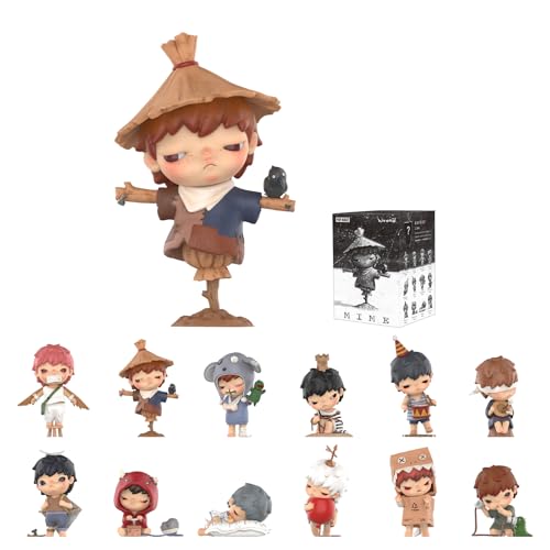 POP MART Hirono Mime Series Figures, Hirono Blind Box Figures, Random Design Action Figures Collectible Toys Home Decorations, Holiday Birthday Gifts for Girls and Boys, Single Box