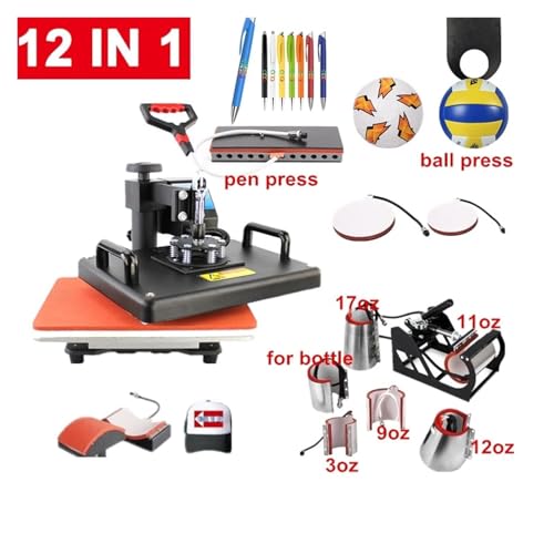 Máquina térmica 12 en 1 para sublimar y transferir miniatura 3