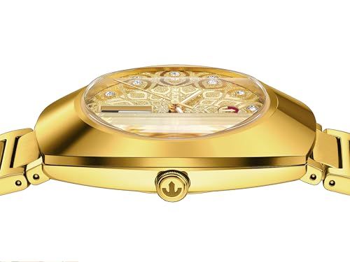Rado - DiaStar Original Automatic - Men - Swiss- Ultra-Shiny Yellow Gold Ceramos - 11 Light Cubic Zirconia - 80 Hours of Power Reserve - Automatic - 38 mm - Water Resistant 100 M3