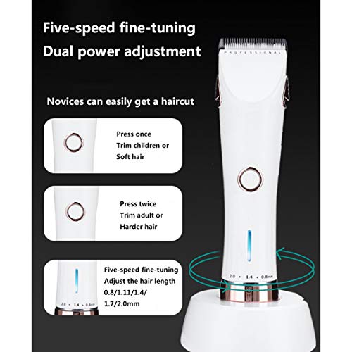 Tondeuse à cheveux électrique 220V lavable avec tête étanche IPX4 - 7