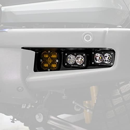 Baja Designs Squadron Pro/S2 Sport Fog Pocket Kit - '21-22 Bronco (Multi-Pattern; Clear; Upfitter Wiring) #TOP15
