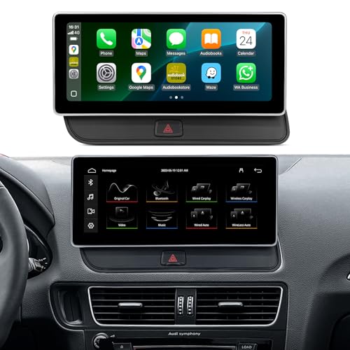 10.25C` ^b`XN[ Carplay AndroidI[gX^hAjbg Audi Q5 SQ5 (2009-2017)p RT[gVtHj[VXe J[WIXeIAHDJ USBrfIĐ~[Ot