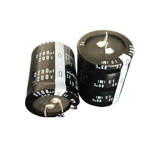 TSIOHKBS 10pcs 2200uF 200V LS Series 35x45mm 200V2200uF Snap-in PSU Aluminum Electrolytic Capacitor