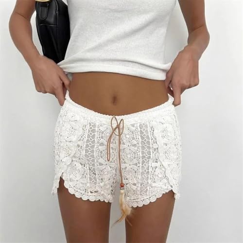 Short d'été décontracté en dentelle bohème chic pour vacances - 4