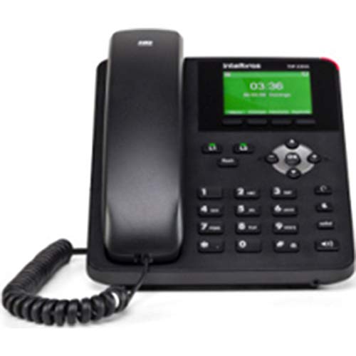 Telefone com fio IP/VOIP Intelbras TIP 235G, Intelbras, TIP 235G, Preto, único