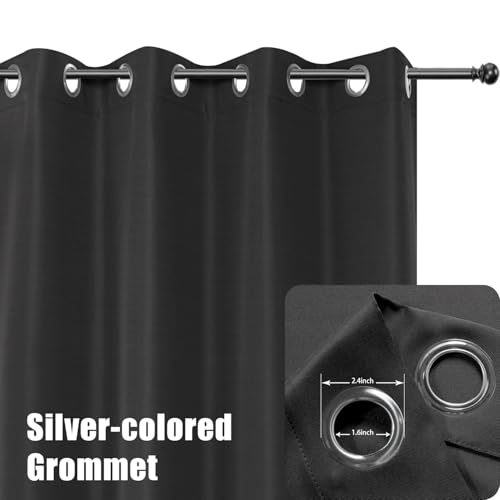 image for BONZER Outdoor Curtains for Patio Water Resistant Heavy Privacy Light 