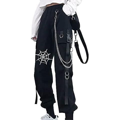 DINGJIUYAN Women's High Waist Cargo Pants Cover