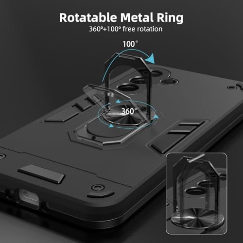 Image of NDCOM Back Cover for Samsung A36 Back Cover | Compatible with Samsung A36 5G Back Cover | Ring Holder Case
