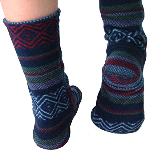 Polar Feet Super Stretchy Non-Constricting Extra-Wide Fleece Socks for Men and Women3